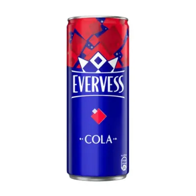 Эвервесс Кола 0,33 л, жестяная банка