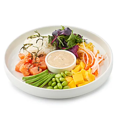 Боул с семгой