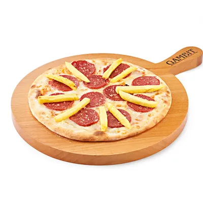 Пицца Детская с колбасой и фри