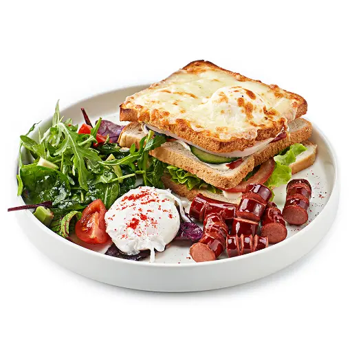 Завтрак Сэндвич с яйцом пашот