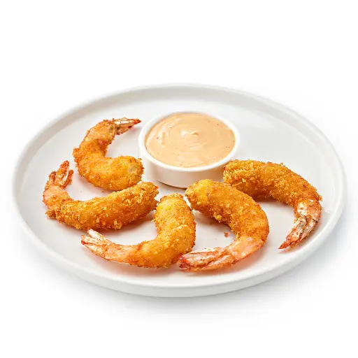 Тигровые креветки в кляре