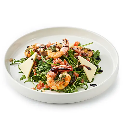 Салат инсалат ди руккола с креветками
