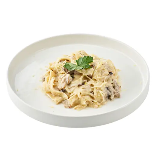 Феттучини с цыплёнком и грибами