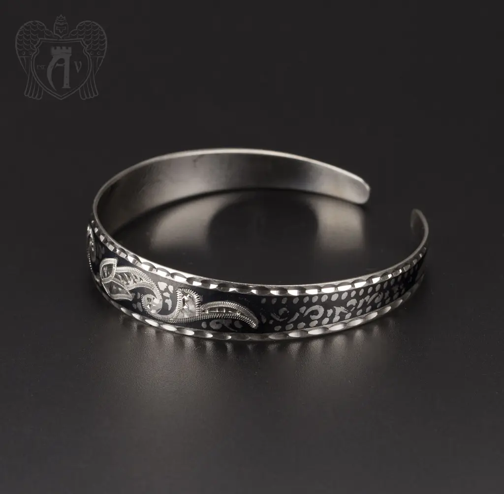 Браслет кубачинский «Лилия»