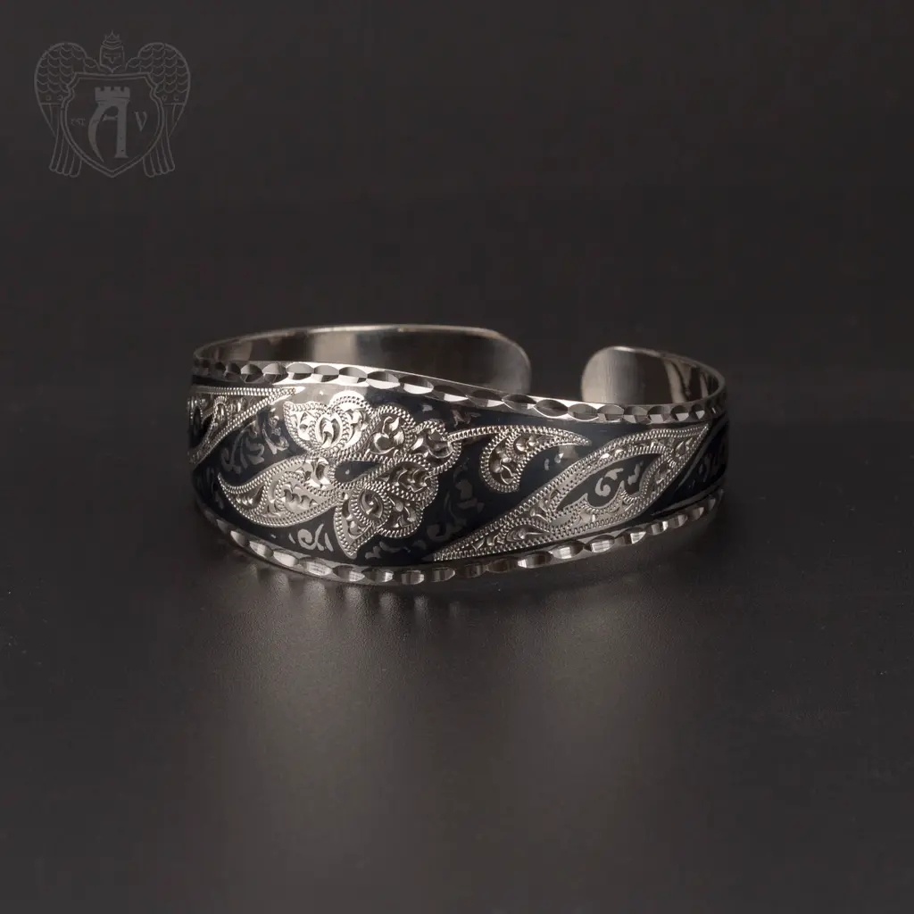 Браслет кубачинский «Цветок граната»