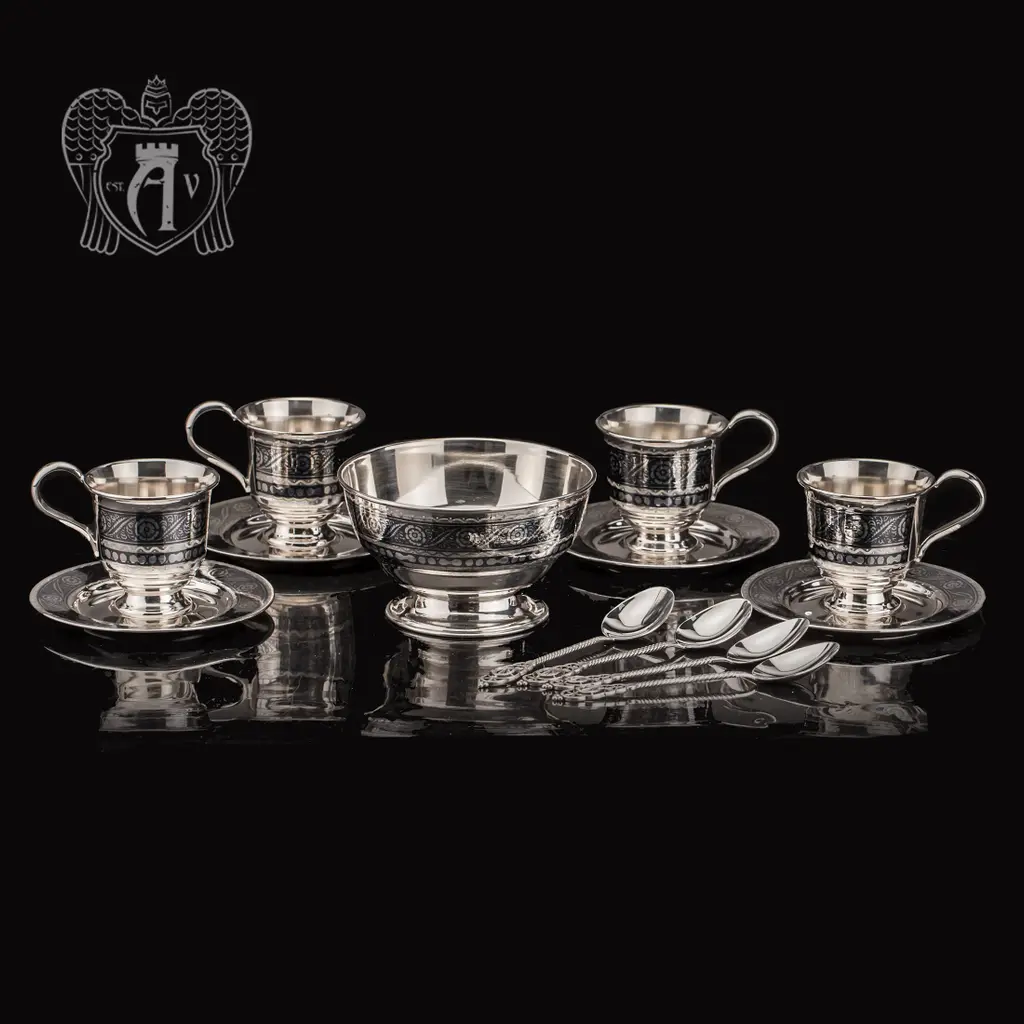 Кофейный набор  «Антик» 4 предмета