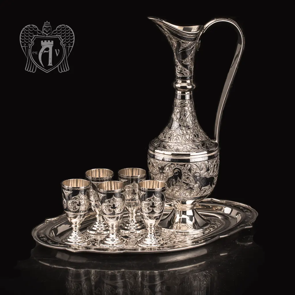 Коньячный сервиз «Фауна»