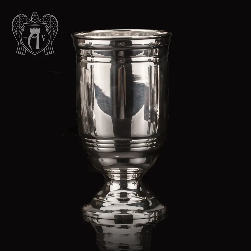 Кубок из чистого серебра 999 пробы «Глянец»