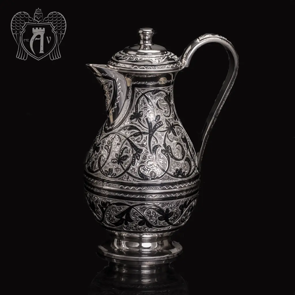 Кувшин из серебра 925 пробы «Кубачи»