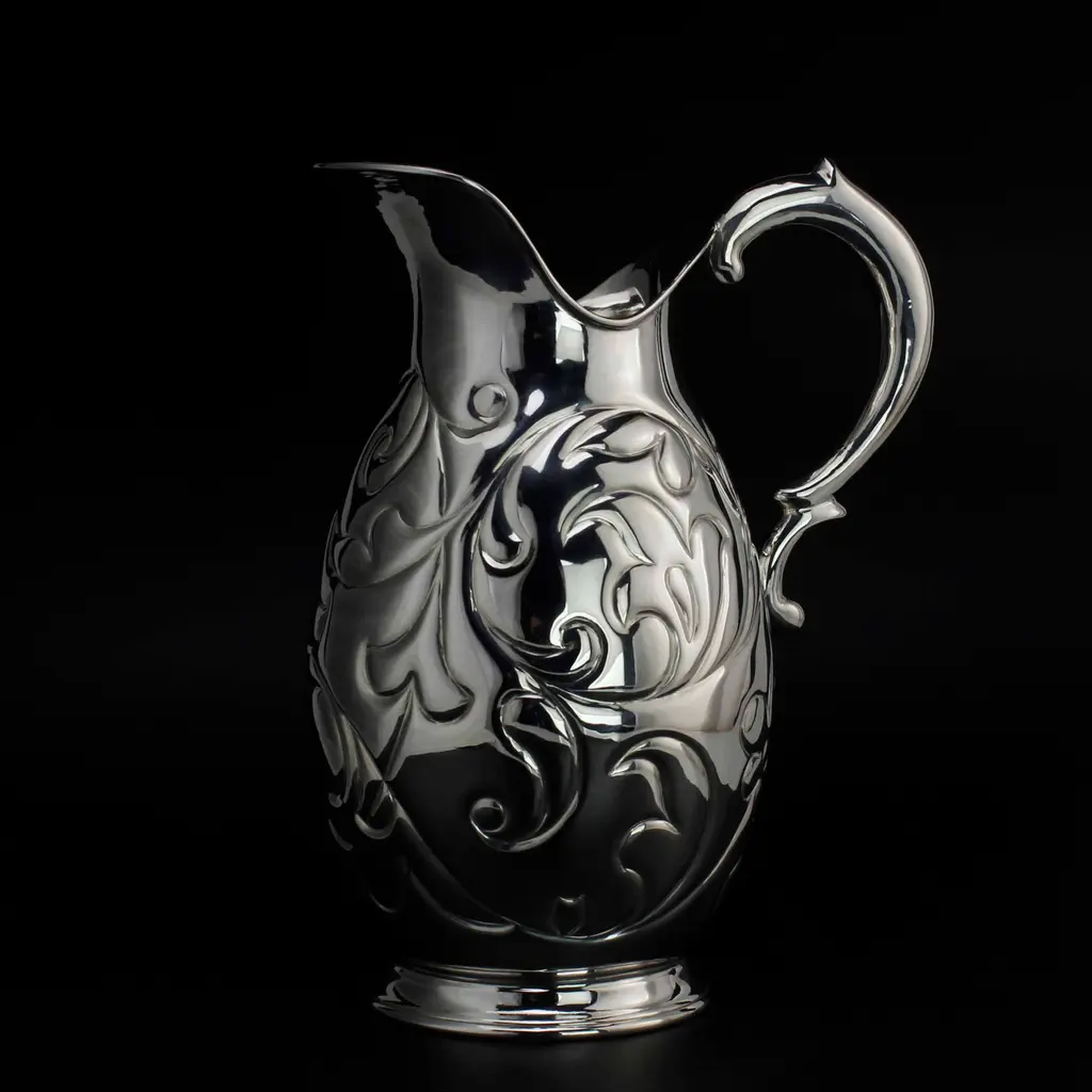 Кувшин из серебра «Колхида» без черни