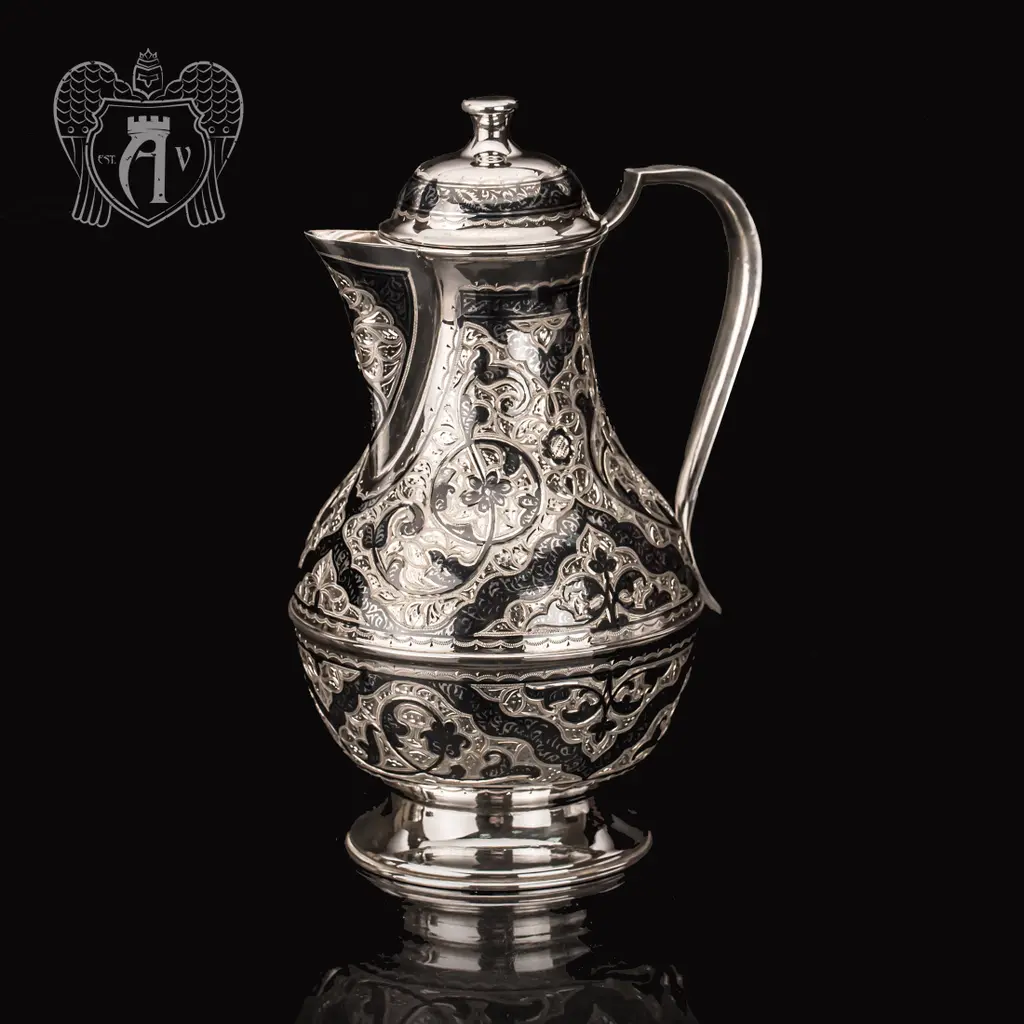 Кувшин серебряный  «Люпин»