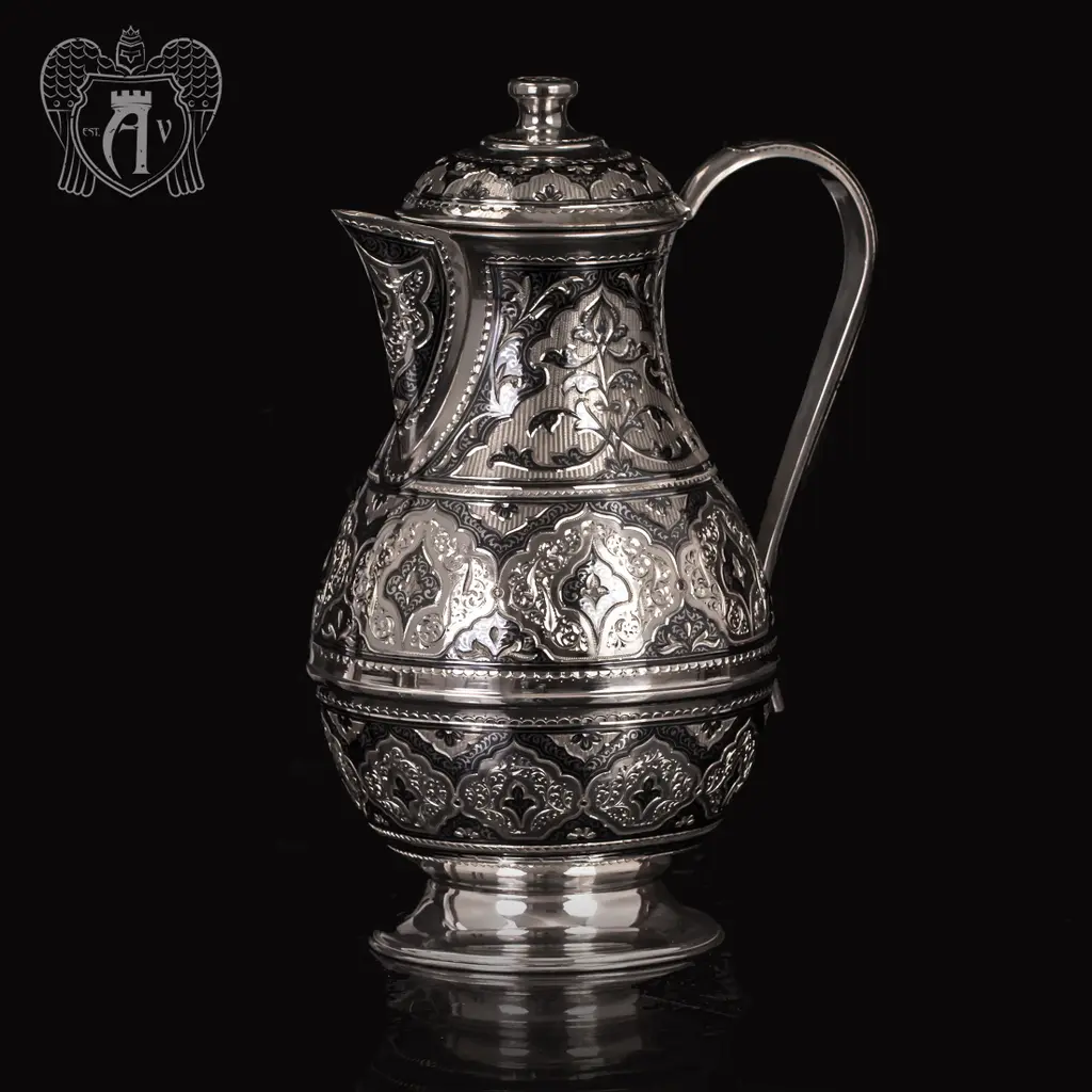 Кувшин серебряный «Витязь»
