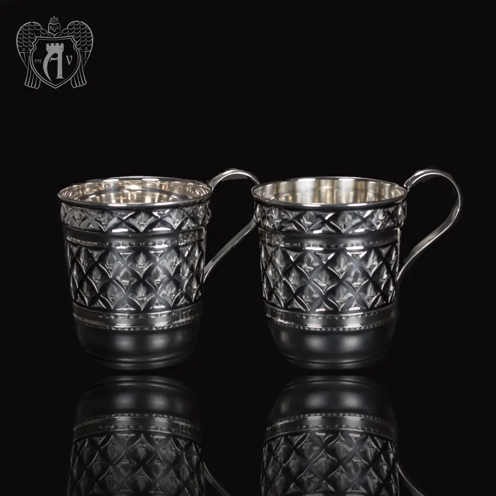 Набор серебряных кружек «Роял»