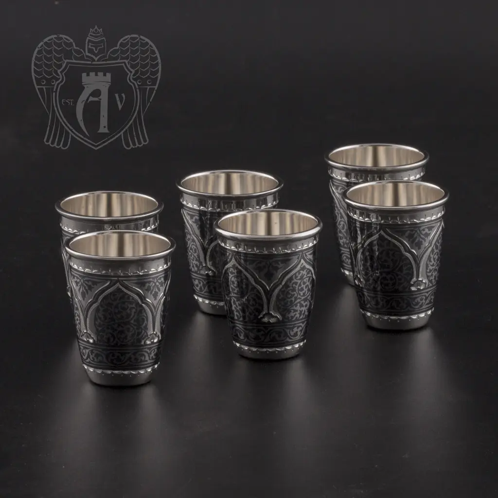 Набор серебряных стопок «Созвездие»