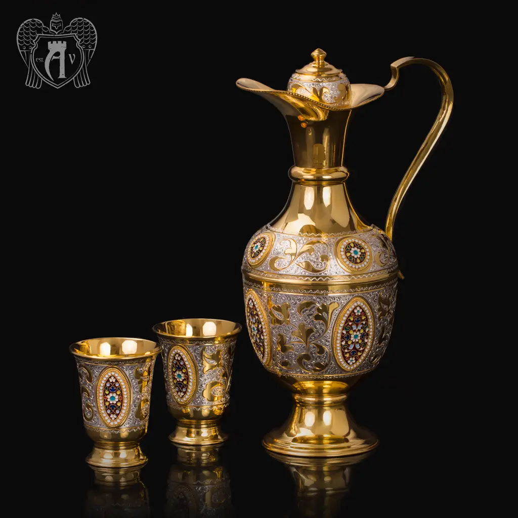 Набор винный из серебра «Антика»