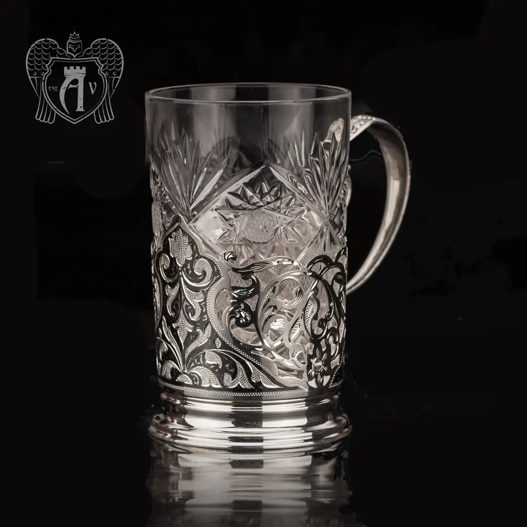 Подстаканник из серебра «Нуар»