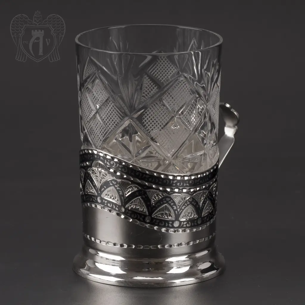 Подстаканник серебряный «Купеческий»