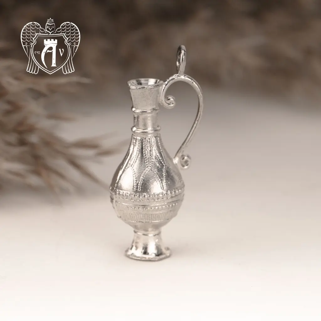 Подвеска  из серебра «Кувшин»