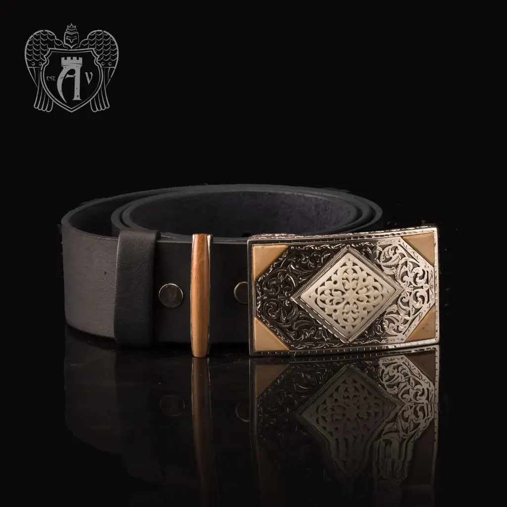 Ремень из серебра  «Ансгар»