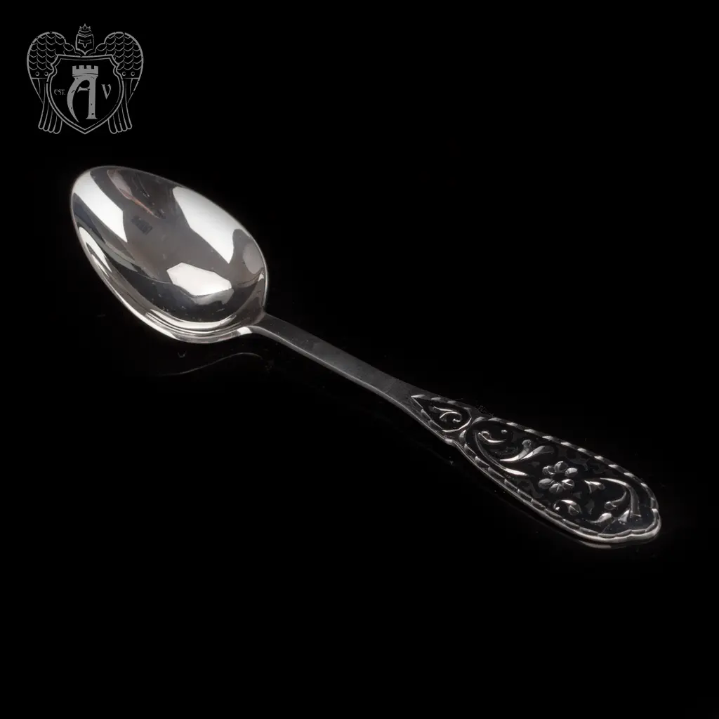 Серебряная чайная ложка  «Колосок»