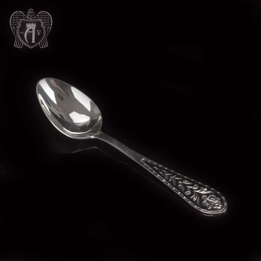 Серебряная чайная ложка «Тюльпан» 19910