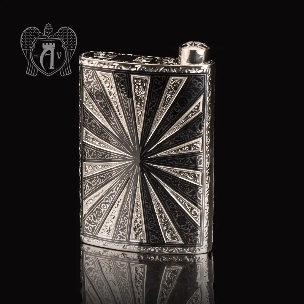 Серебряная фляжка  «Анубис»