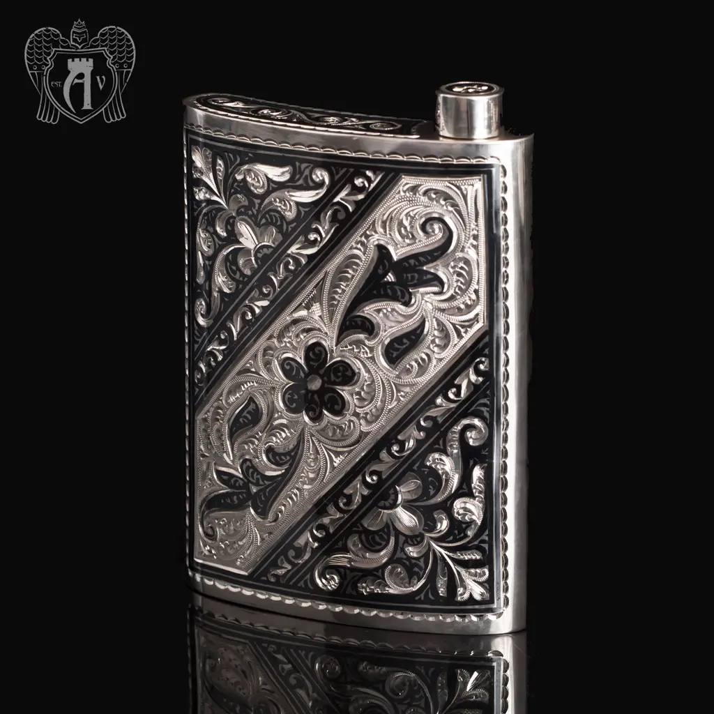 Серебряная фляжка  «Этнос»