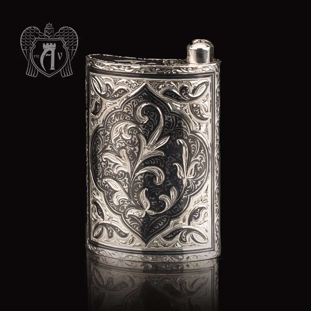 Серебряная фляжка «Крит»