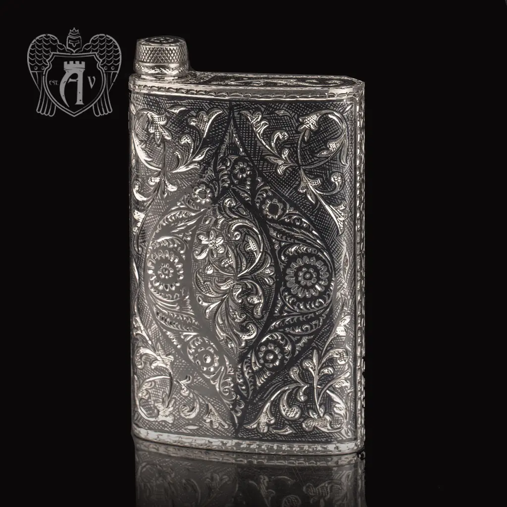 Серебряная фляжка «Кунак»