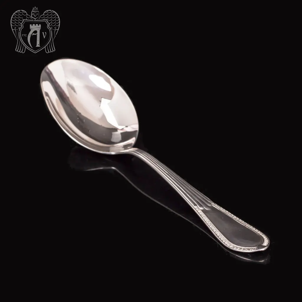 Серебряная ложка для салата  «Элегант»