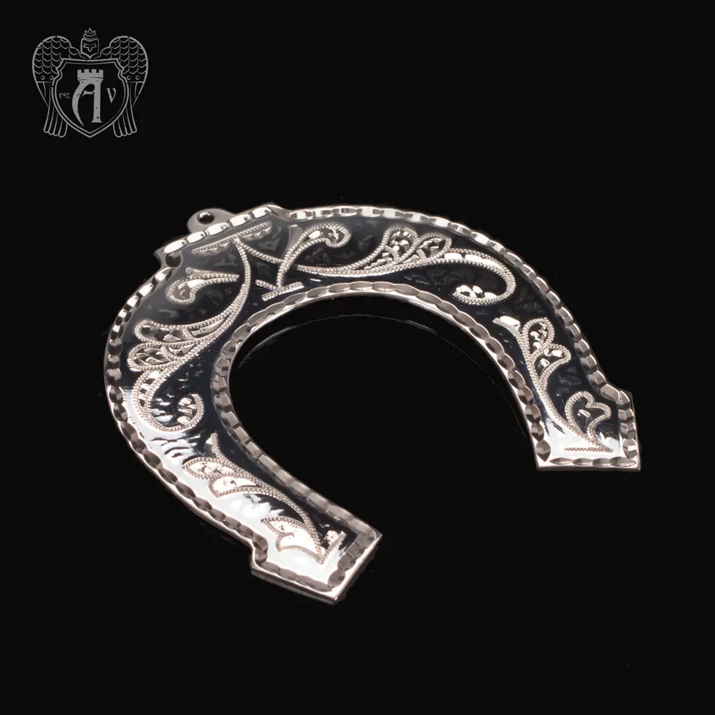 Серебряная подкова «Кубачинская»