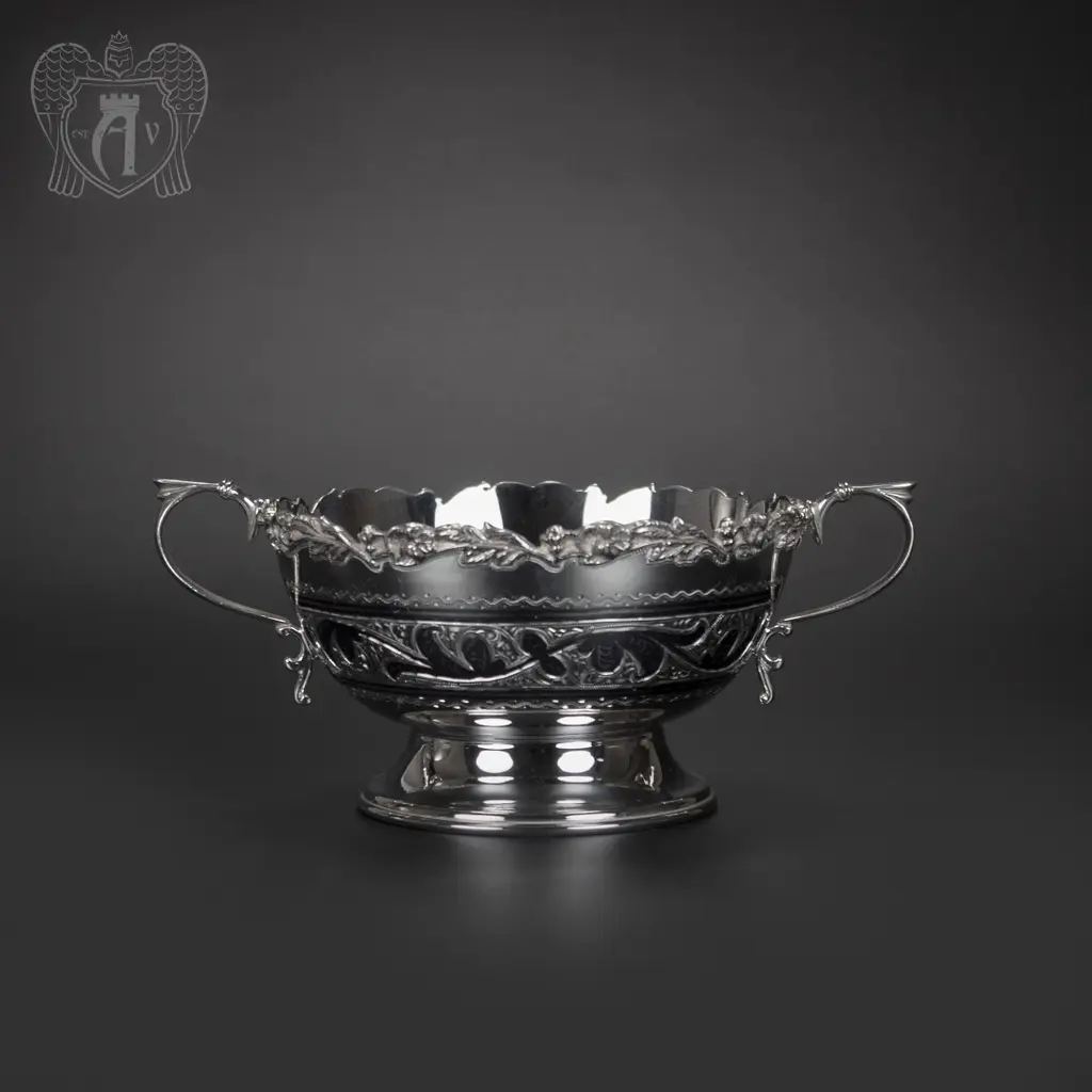 Серебряная сахарница\\конфетница « Элеонора»