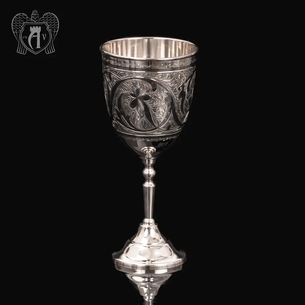 Серебряный бокал / фужер «Roederer»