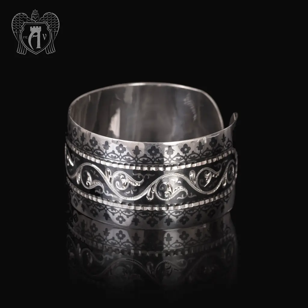 Серебряный кубачинский браслет «Азиза»