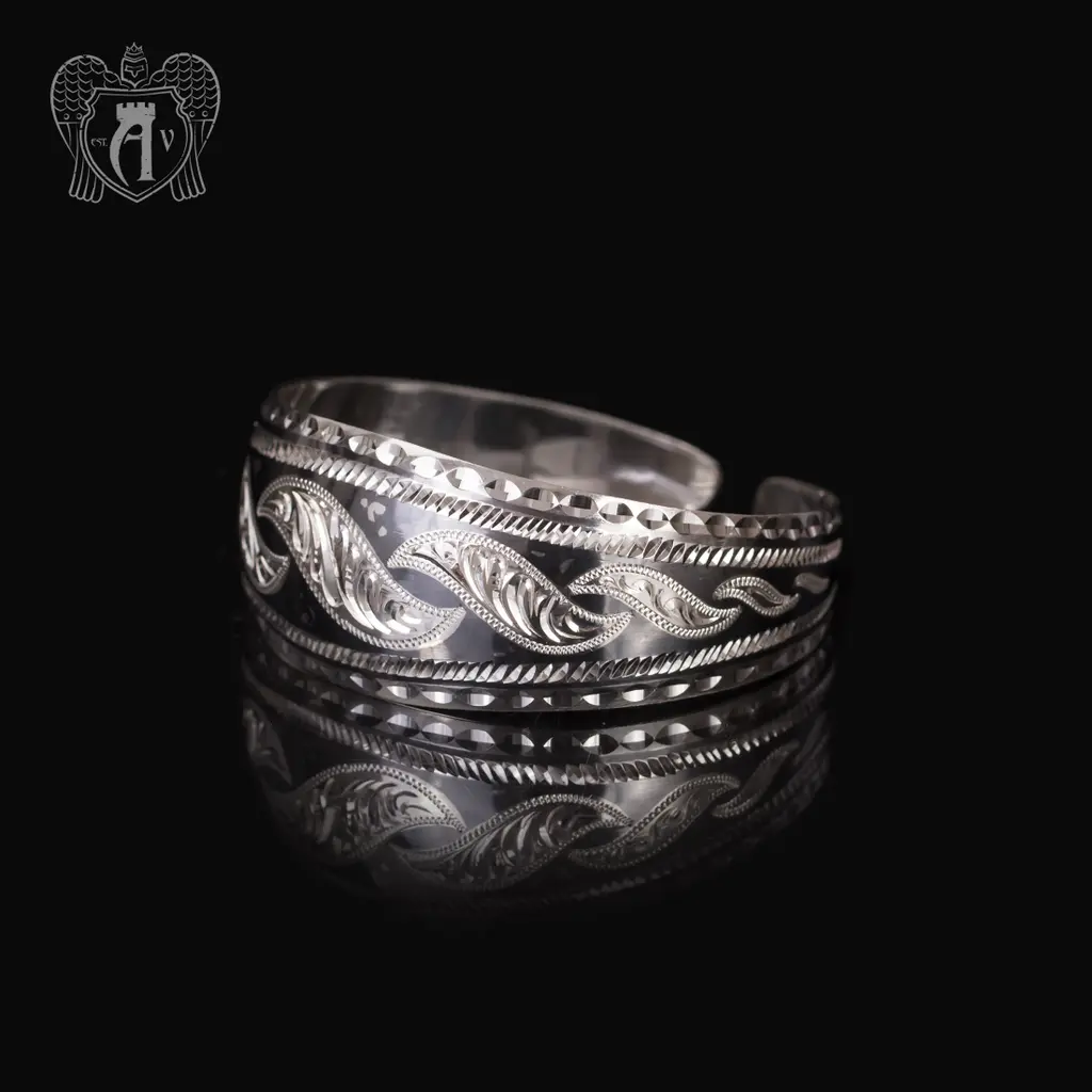 Серебряный кубачинский браслет «Рагнеда»