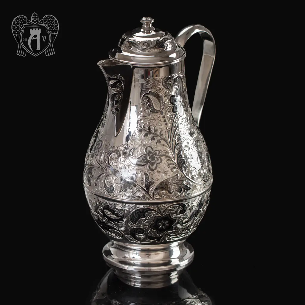 Серебряный кувшин для воды «Краса Востока»