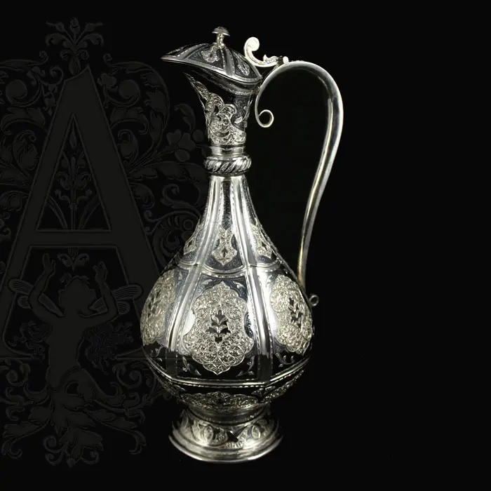 Серебряный кувшин  «Виноградная лоза»