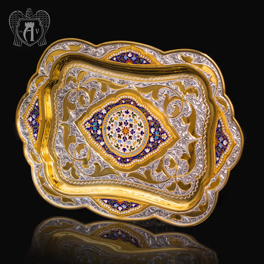 Серебряный поднос «Императорский»