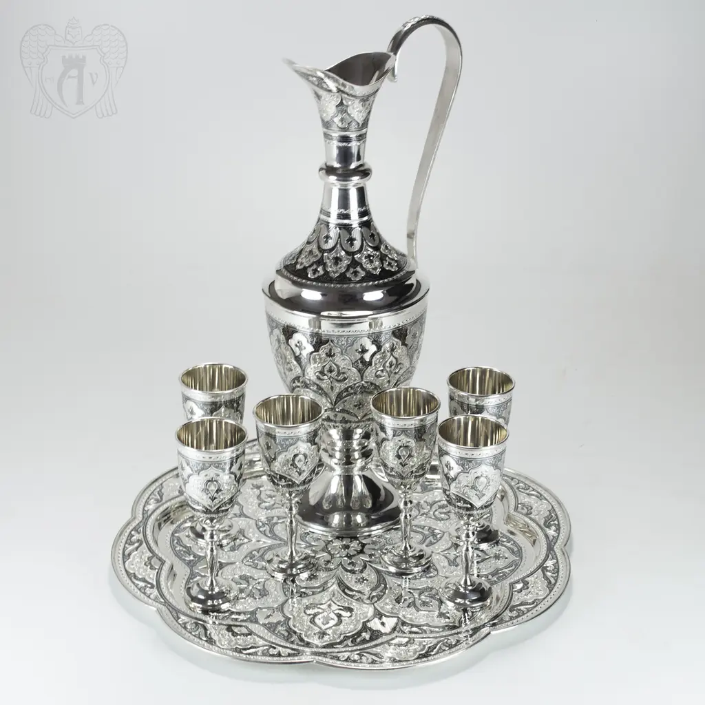 Серебряный сервиз винный «Султан»