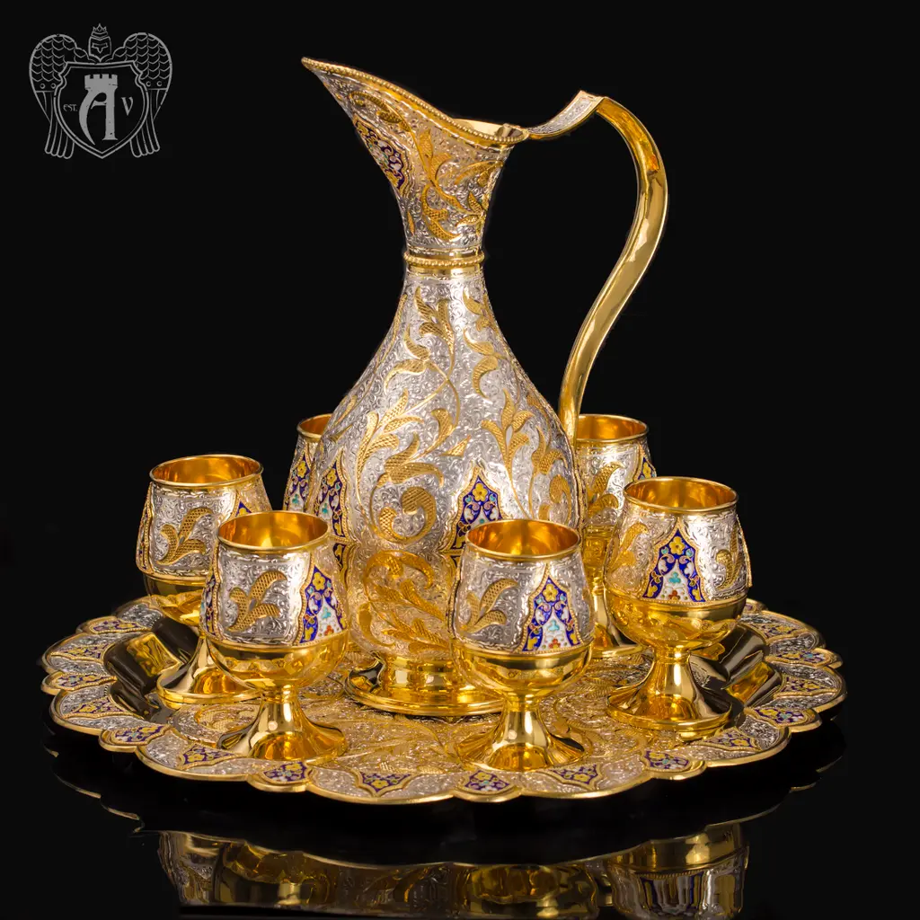 Сервиз из серебра винный «Флоренция»