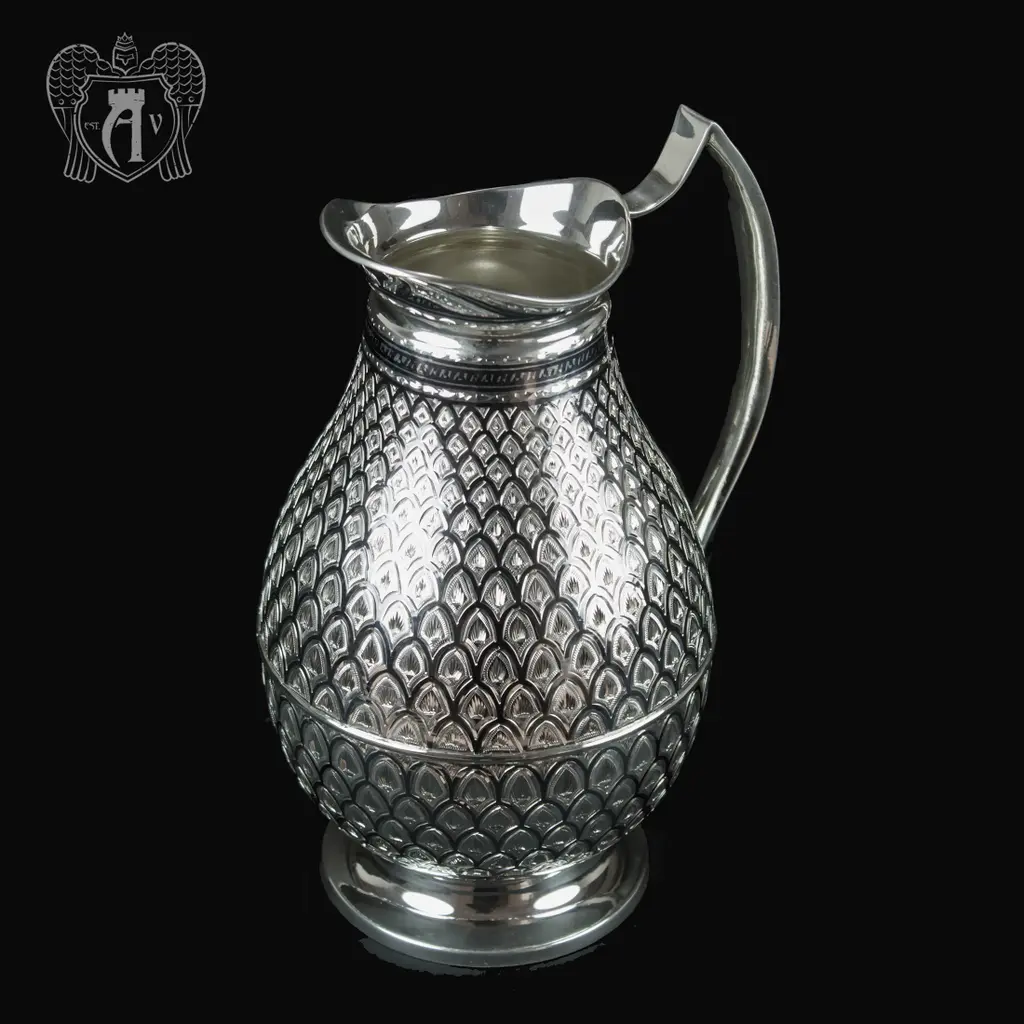 Кувшин из серебра без крышки «Посейдон» - фото 3