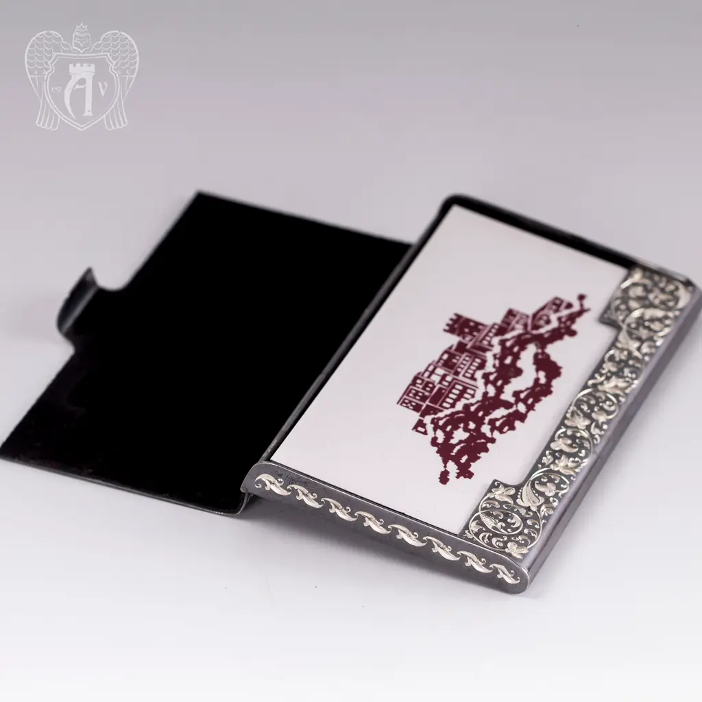 Визитница серебряная «Excelsior» - фото 2