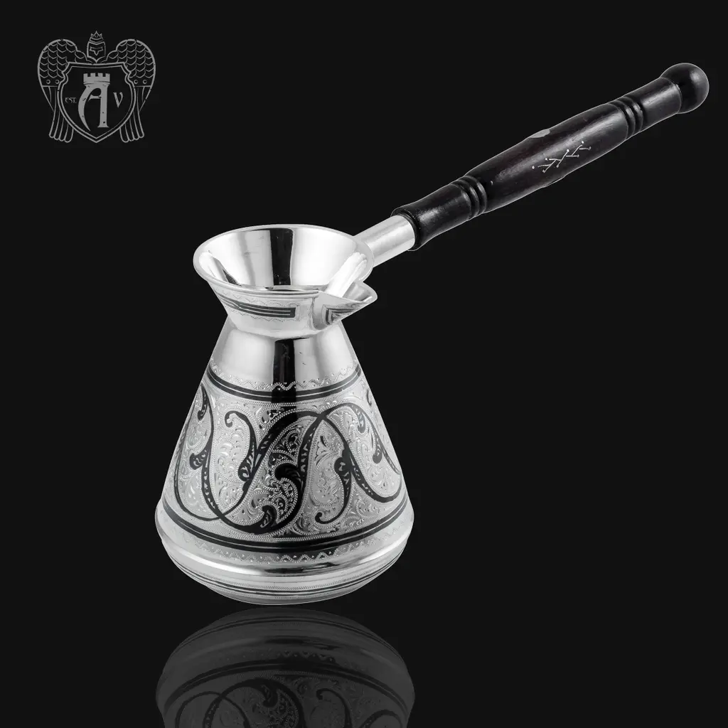 Турка серебряная «Виноградная лоза»