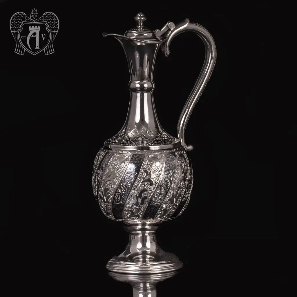 Винный кувшин из серебра «Александрия»