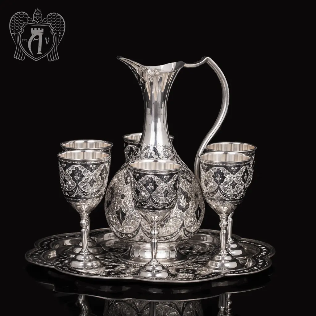 Винный сервиз из серебра  «Тарнаир»
