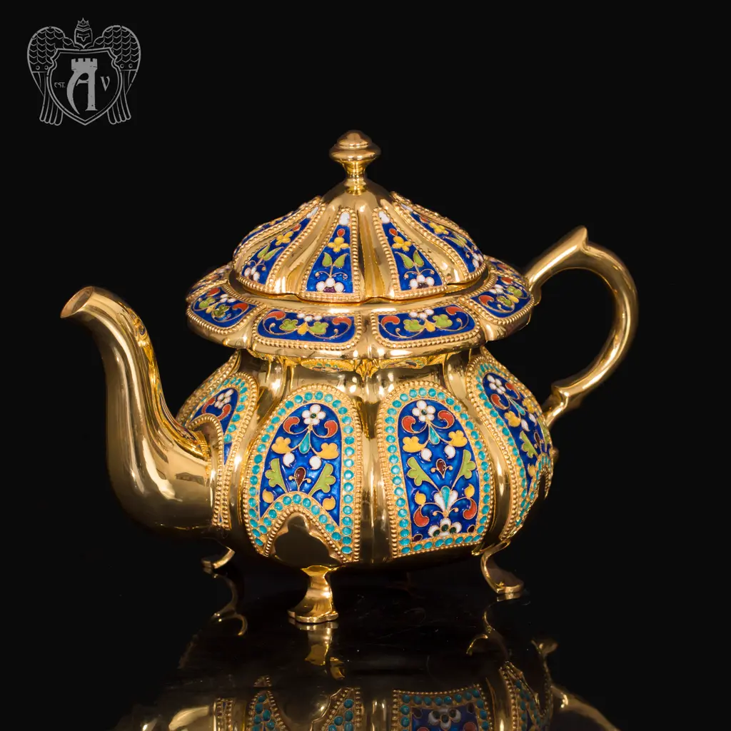 Заварочный чайник серебряный «Наполеон»