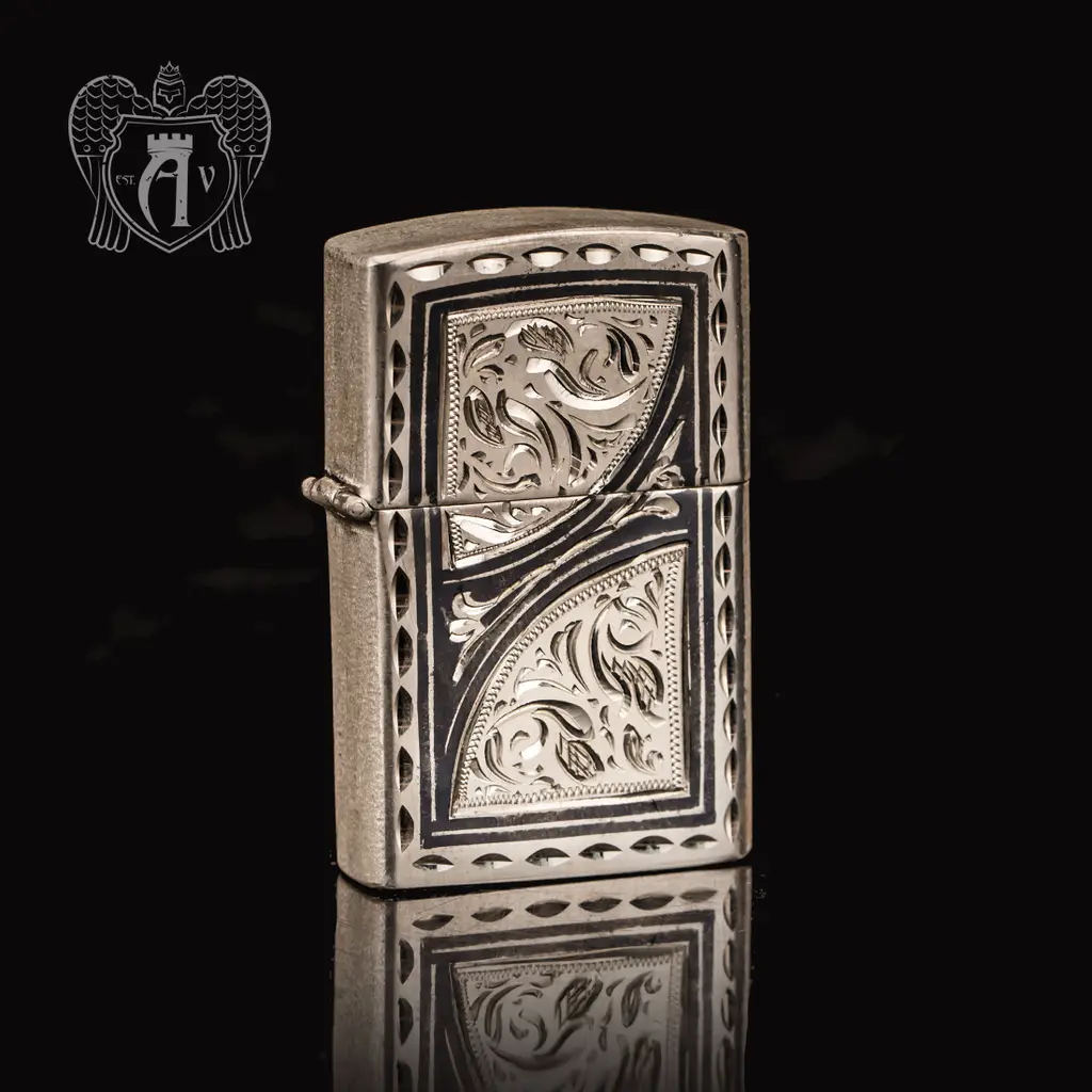 Зажигалка из серебра  «Мираж»