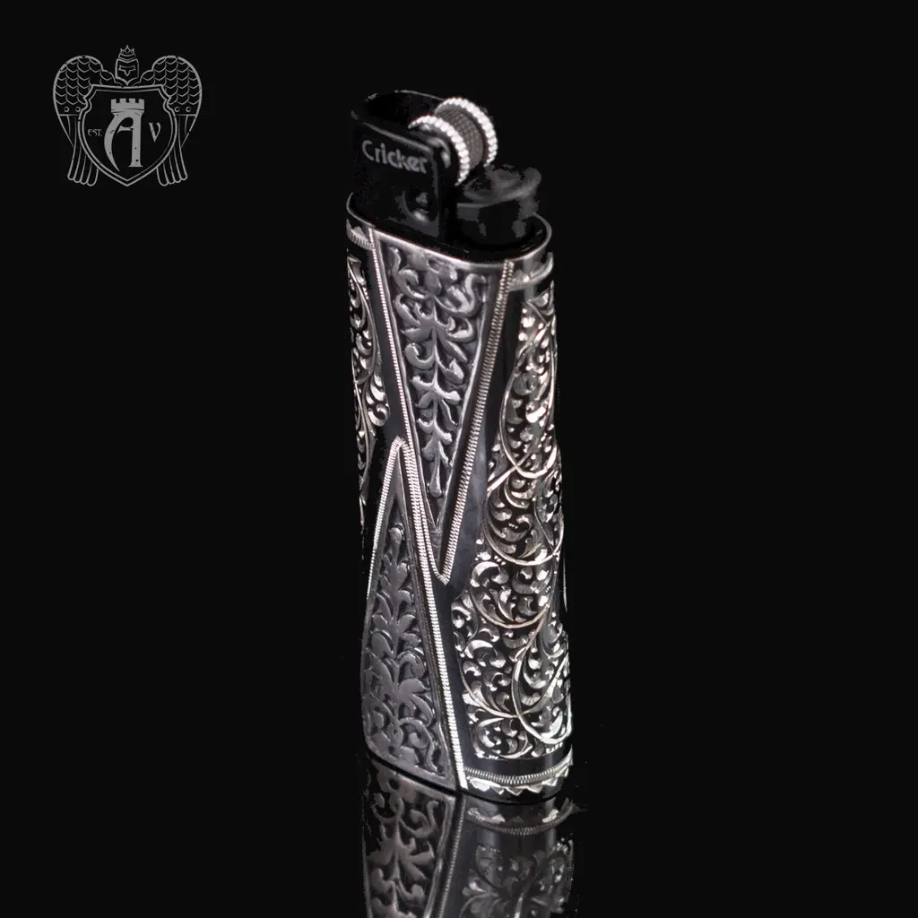 Зажигалка серебряная «Авантаж»