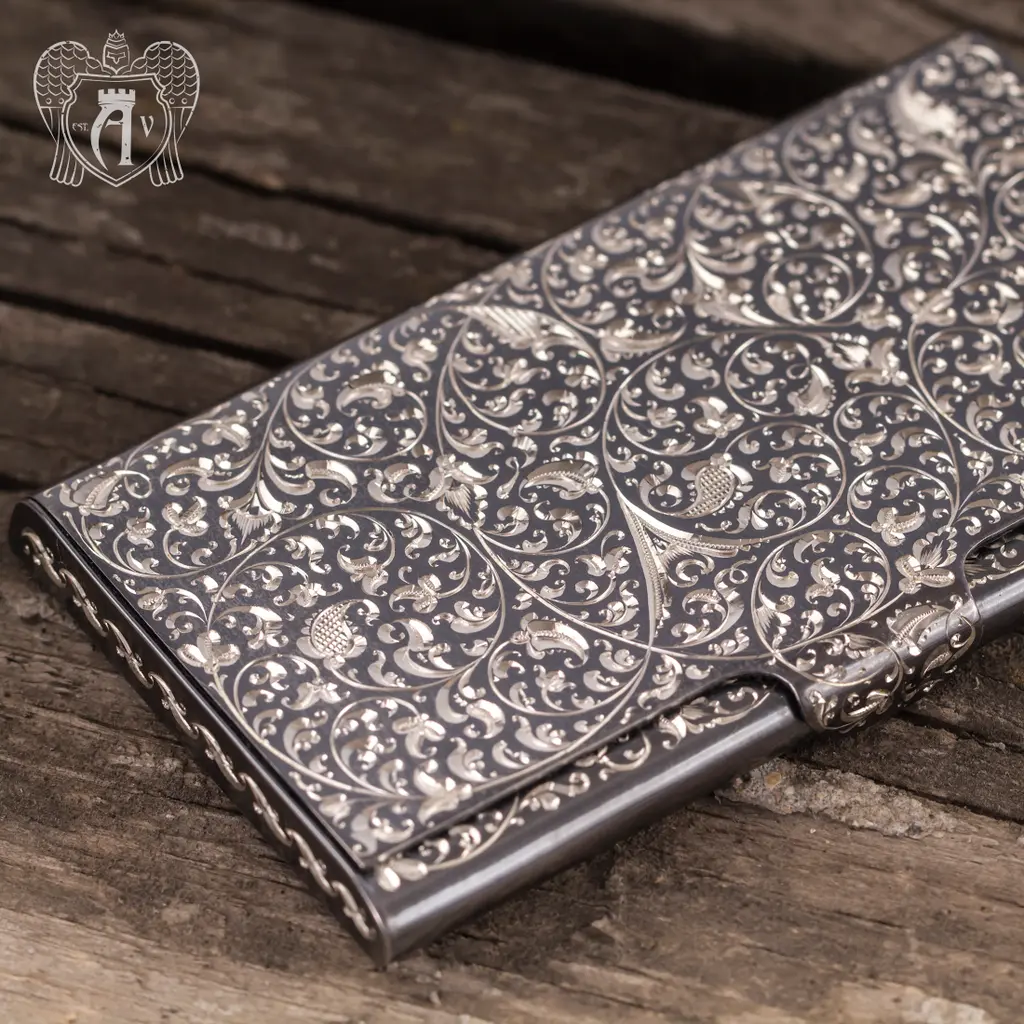 Визитница серебряная и ручка «Excelsior» - фото 4