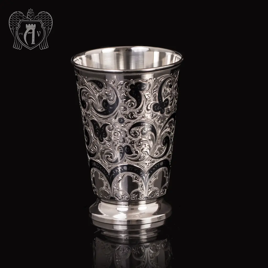 Стакан серебряный «Эдем»
